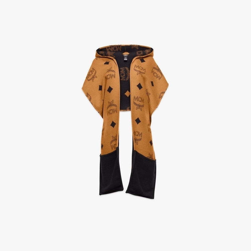 MCM Cape Poncho - Tan and Black